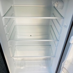 2ドア冷凍冷蔵庫　138L TOHOTAIYO TH-138L2-WD  2023年製　木目調　動作品の画像