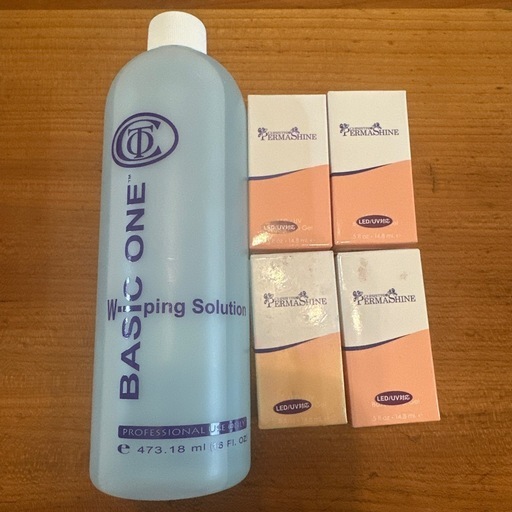 BASIC ONE 473.18mlとPERMASHINEジェル4本セット