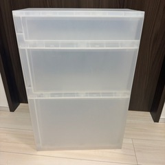 無印良品 ポリプロピレン    収納ストッカーの画像