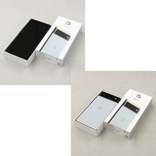 グリーン系 動作品 Google Pixel 6 SIMロックなし Sorta Seafoam 128GB 6.4インチ 5G ネット
