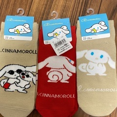 1496円→500円　レディース　シナモロール　ポケモン　靴下　4足セットの画像
