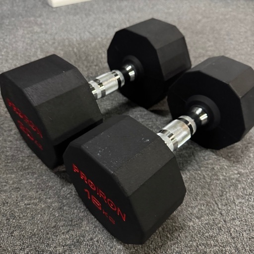 PROIRON 鋼 ダンベル だんべる 16kg 20kg 鉄アレイ トレーニング 筋トレ ダイエット 新生活