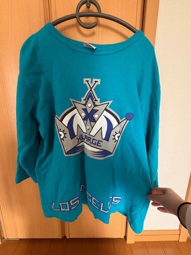 XLARGE ターコイズ　長袖カットソー