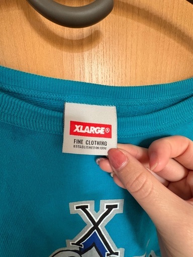 XLARGE ターコイズ　長袖カットソー