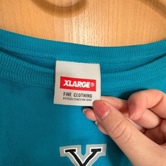 XLARGE ターコイズ　長袖カットソー
 の画像