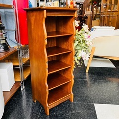 カリモク　コロニアル　スリッパラック　シューズラック　ヴィンテージの画像