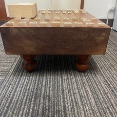 将棋盤 駒セット 木製 卓上 将棋セット 脚付き 御将棋盤 本格 将棋道具の画像
