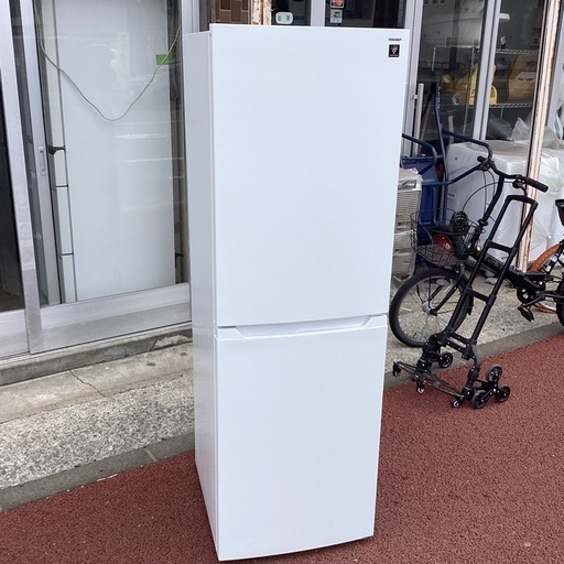 万代店 SHARP ノンフロン冷凍冷蔵庫 SJ-BD23P-W 2024 年製