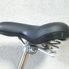 ★ソフトサドル★ママチャリ自転車★ブラック★の画像