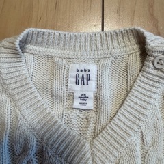 babyGAP ベビーギャップ ベスト セーターの画像