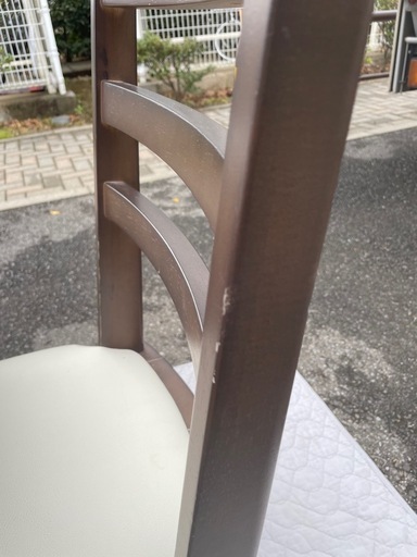 f●t■ニトリ・伸長式ダイニングテーブル＆回転式チェア3点セット(DTロピア2WH DBR/DCロピア2)