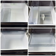 アクア 冷蔵庫 AQR-VZ46J(T) 右開き ブラウン系 458Lの画像