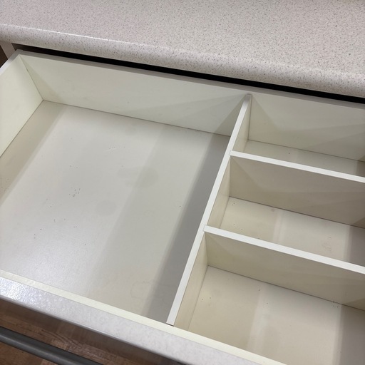 ジャングル深井店】松田家具 2枚扉システムキッチンボード 白 キッチン 