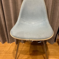 椅子　青系　1人用の画像