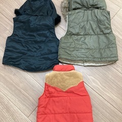 ダウンベスト　　80〜95㎝の画像