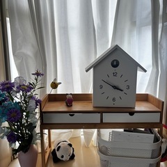 家具 モニター台　 北欧風机上ラック引き出し収納の画像