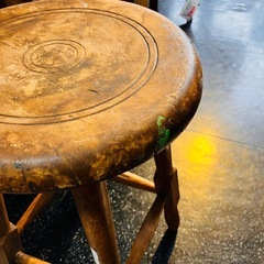 アトリエで使われていたヴィンテージスツール　Aの画像