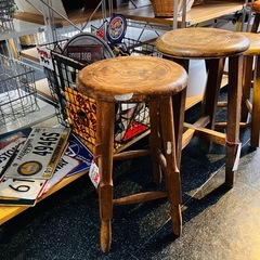アトリエで使われていたヴィンテージスツール　Aの画像