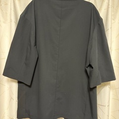 ZARA 黒テーラードジャケット・オーバーゆったりめ、Lの画像