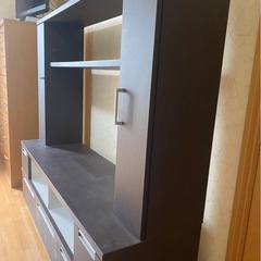 大容量収納　ニトリ　テレビボードの画像
