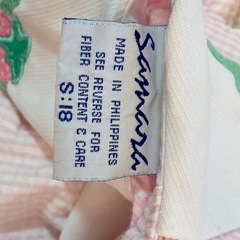 ピンクと白のストライプドレスセット　いちご　セパレートの画像