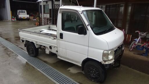 ポンコツ鉄屑軽トラ部品取り車ございます エンジン破損?? ホンダ アクティ HA7