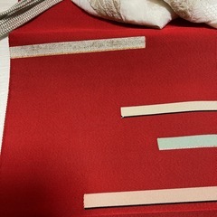 塩瀬　紅白名古屋帯いかがでしょうか？の画像