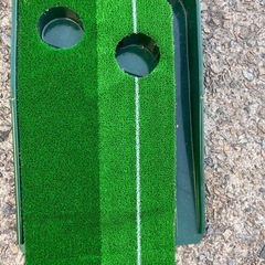 ゴルフ練習するやつ　パター練習マットの画像