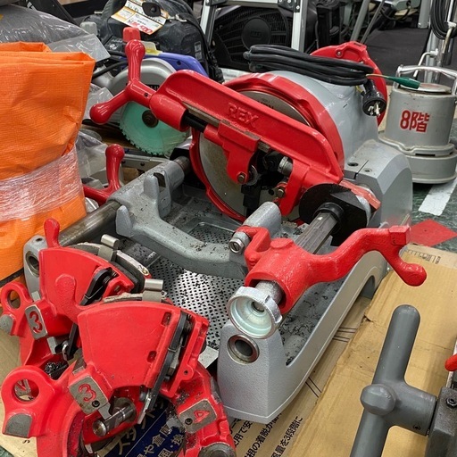 REX レッキス パイプマシン Zシリーズ F80AZ ダイヘッド2個付 ねじ切り機 【店頭引取限定】