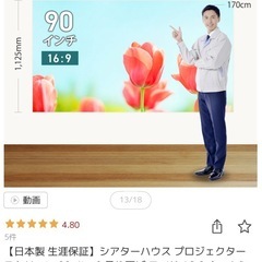 プロジェクタースクリーンの画像