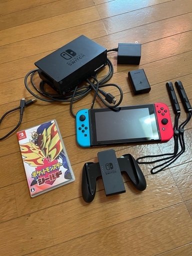 《お気に入多数！》【Switch】【ポケットモンスター】本体＋ディスク【本体美品！】《宜野湾市》