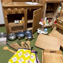 木製おままごとセット　
の画像