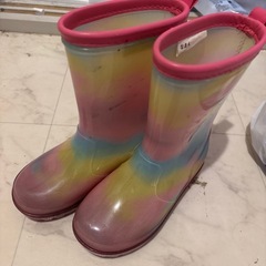 女児 17cm  スニーカーと長靴の画像