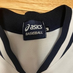 アシックス ASICS 野球 ベースボールシャツ 練習着 2枚セット 白 M メンズの画像