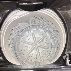 【2023年製】アイリスオーヤマ 全自動洗濯機 5.0kg IAW-T504-B  マットブラックの画像