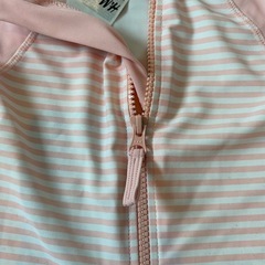 90cm Ｈ＆Ｍ  水着 女の子 ロンパース スイムウェア ピンク ベビーの画像
