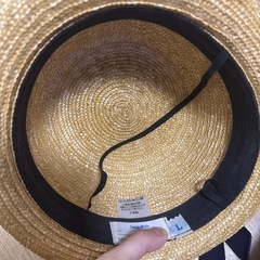 子ども用麦わら帽子2点セットの画像