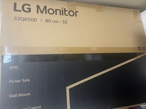 『未使用・PCモニター』LGエレクトロニクス  32QK500-W [31.5インチ]