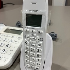 固定電話＋子機　シャープ JD-G33 現行品（新品13500円）の画像
