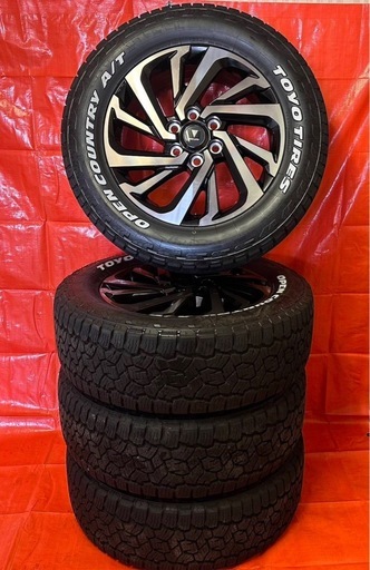 【美品】ランクル250 モデリスタ純正 20インチ 265/60R20 トーヨー オープンカントリー A/T III 4本セット 2025年製
