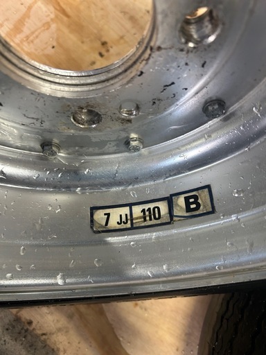 マークワン　当時物 PCD110-4H 10インチ 7J 6.5J SSR