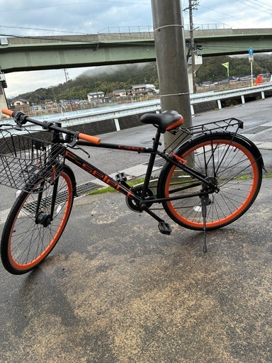 28インチアルミ6速自転車