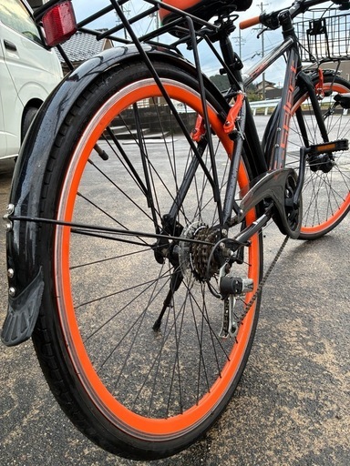 28インチアルミ6速自転車