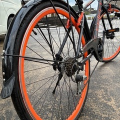 28インチアルミ6速自転車の画像