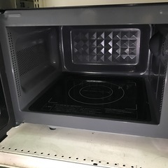 ジャングルジャングル貝塚店　電子レンジ　siroca 2022年製　黒　ブラック　フラットタイプ　50／60Hz ヘルツフリー　横開き　高出力インバーター　中古　貝塚市　二色浜の画像