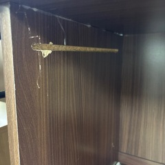 【ジャングル深井店】レンジ台 ブラウン キッチン収納 収納家具 堺市 深井【FU435】の画像