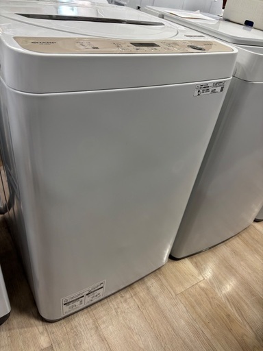 SHARP 洗濯機 6kg 2022年製