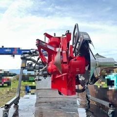 ニプロ あぜぬり機 CZR302E 電動油圧  Sヒッチ リバース 有線リモコン 畔塗機 中古 引き取り限定の画像