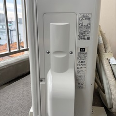 【2024年製・美品】IRIS OHYAMA エアコン 6畳用（IRA-2205R）取外し済みの画像