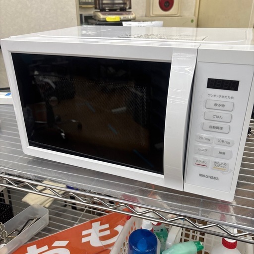 ☆ドリーム荒牧店☆ジモティー割引有☆【クリーニング済み】アイリスオーヤマ/電子レンジ/IMB-T178-W/2023年製